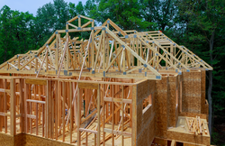 Haus-Holzrahmen für ein voranschreitendes Haus ein neues Entwicklungsholz